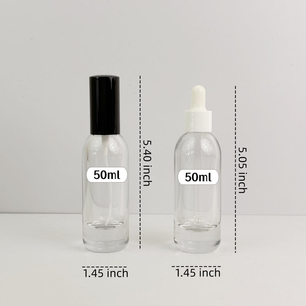 Clear Glass Spray Bottle