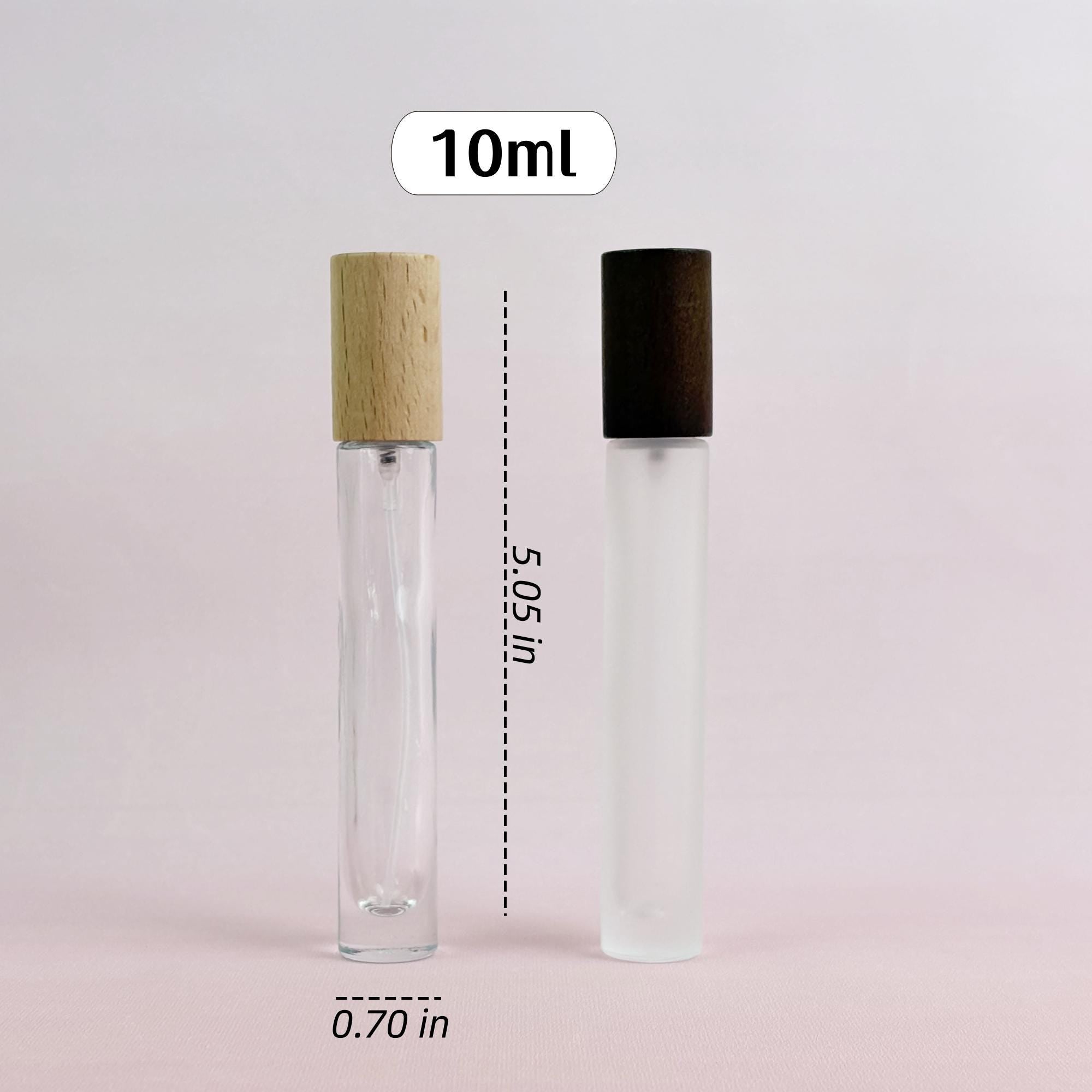 10ml Clear & Frosted Glass Spray Bottles