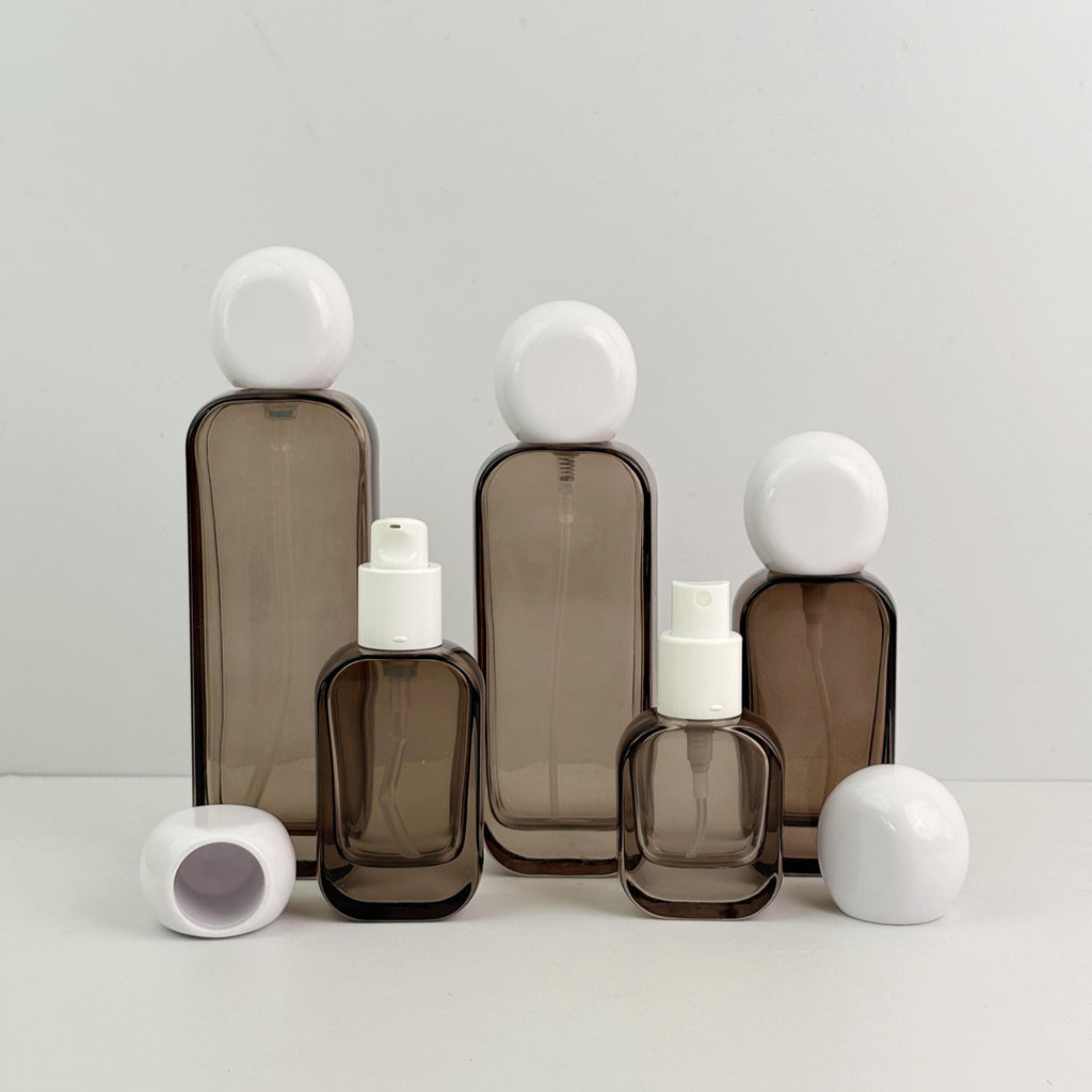 Brown Glass Lotion Bottle