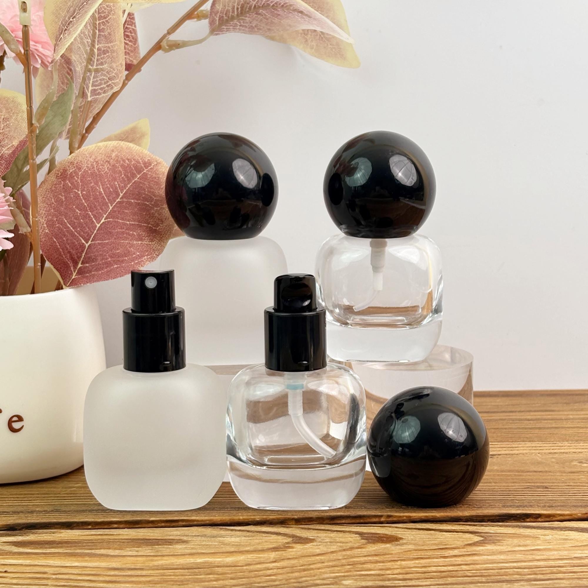 30ml Glass Spray Bottle & Lotion Pump Bottle