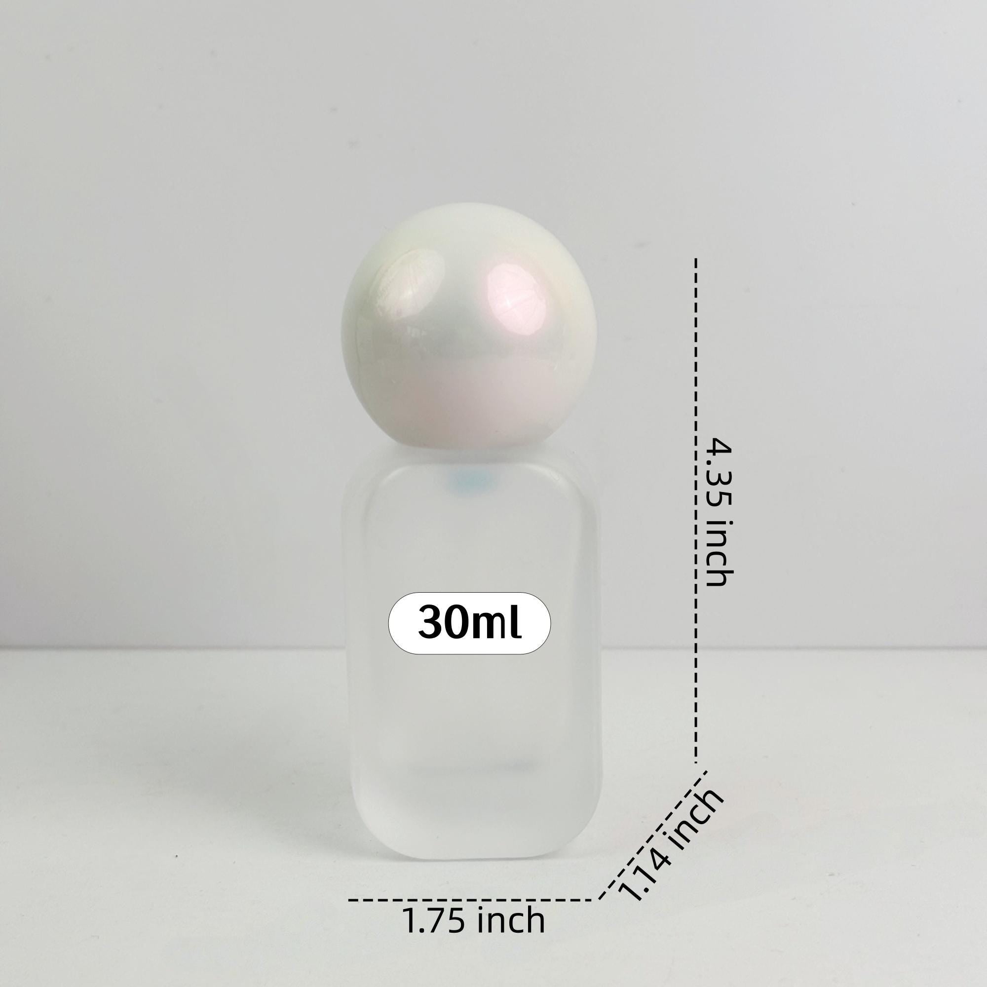 30ml Frosted Glass Cosmetic Container