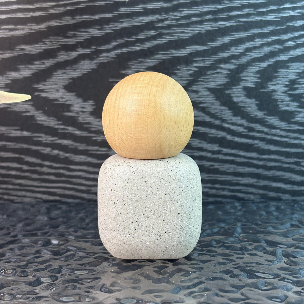 30ml Handmade Wooden Cap Glass Cosmetic Containers