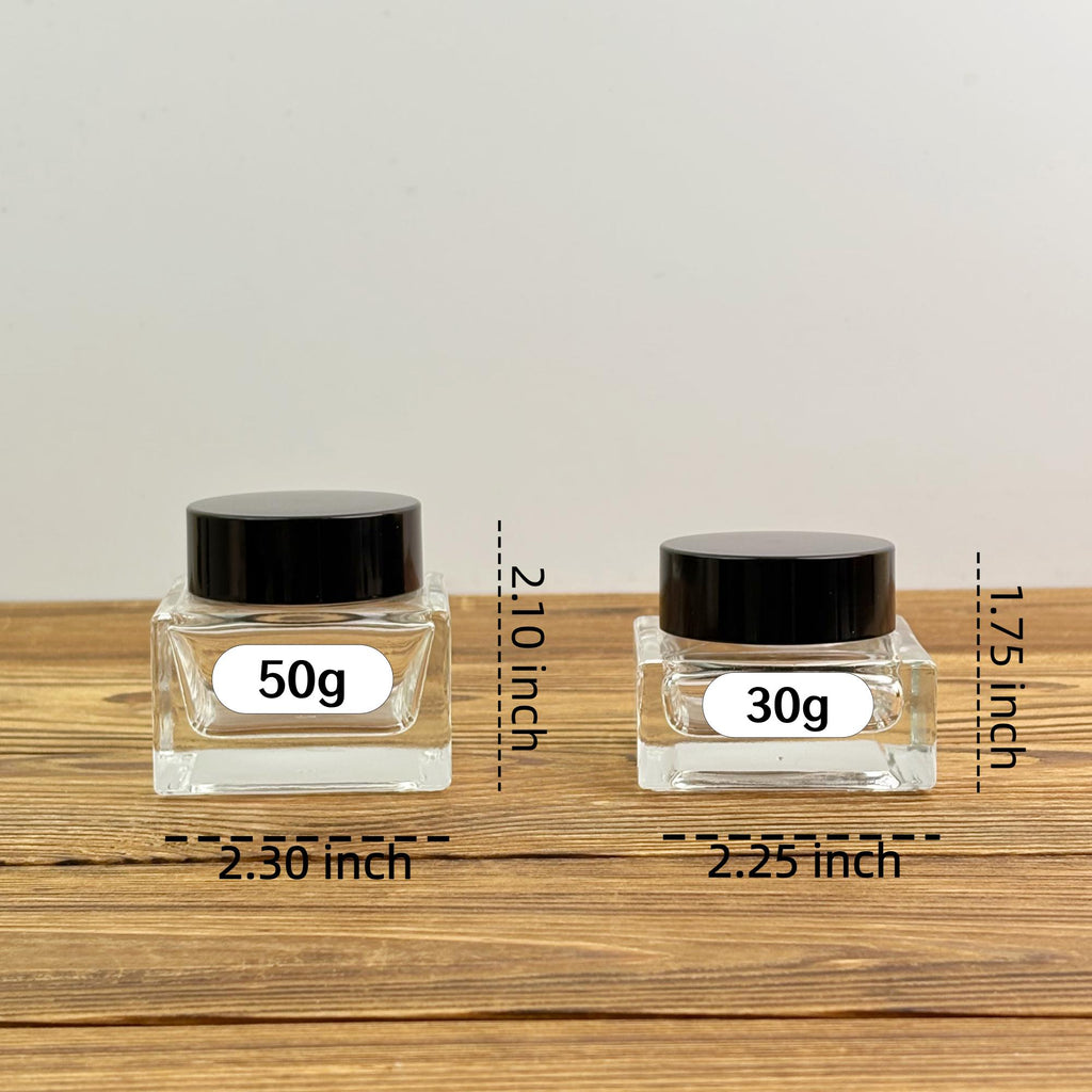 Minimalist Cosmetic Container with Black Pump Cap