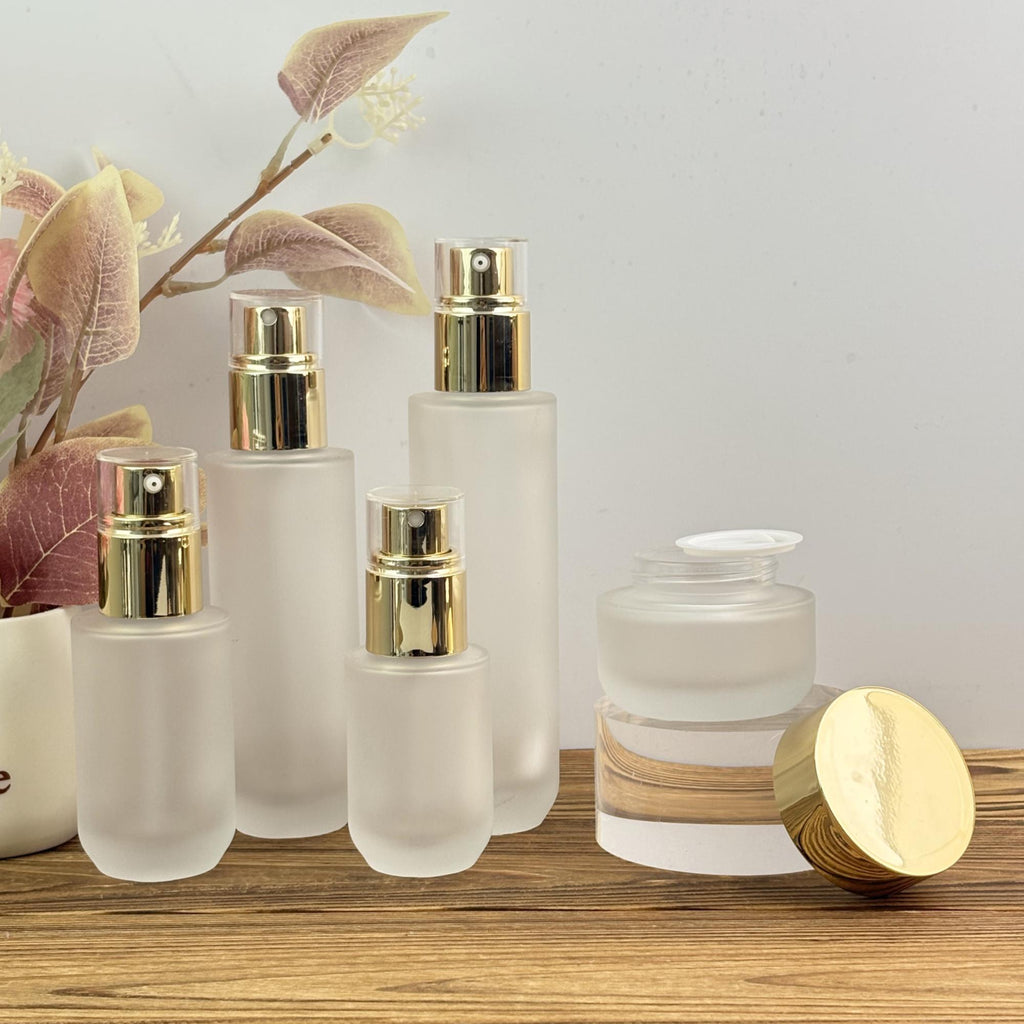 Minimalist Frosted Glass Spray Bottle