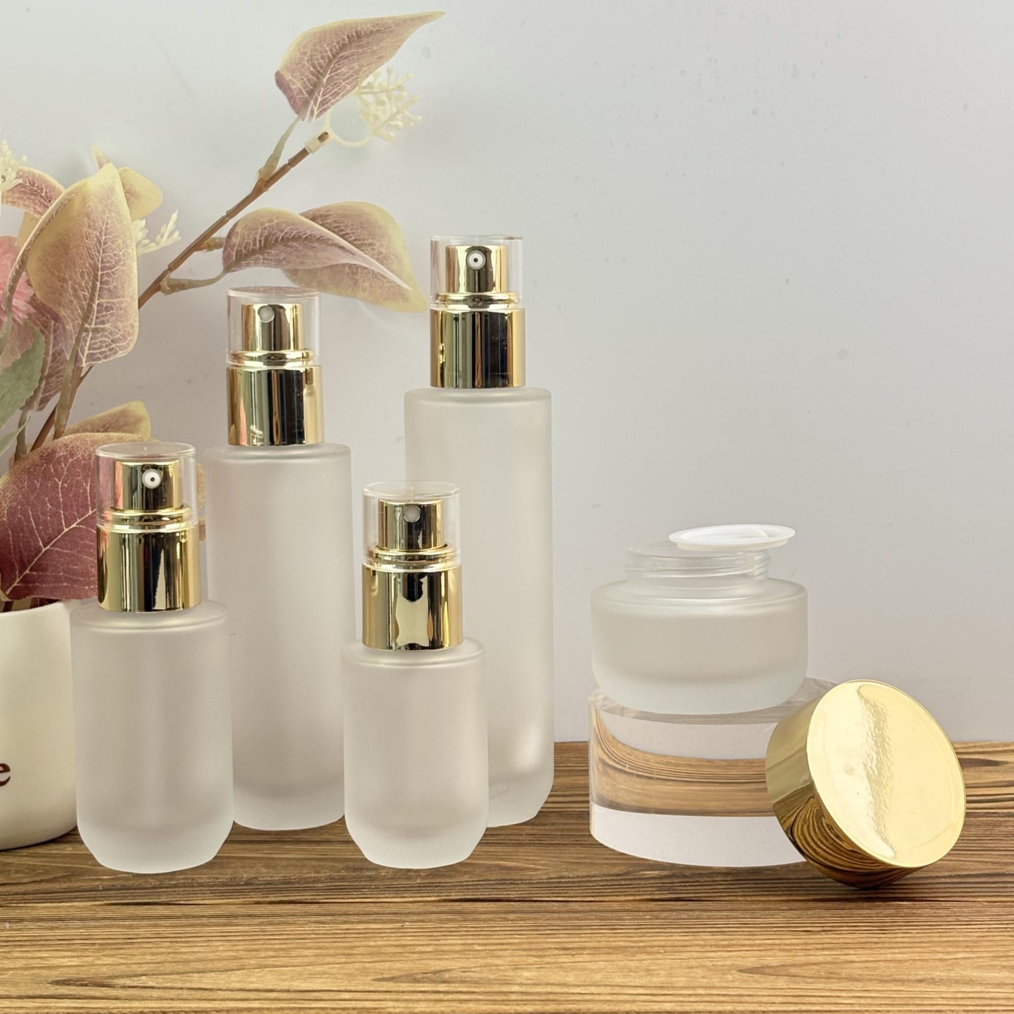 Minimalist Frosted Glass Spray Bottle