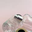 30ml Luxury Clear Glass Spray Bottles with Wooden Cap