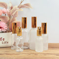 30ml 50ml 100ml Frosted & Clear Glass Spray Bottle