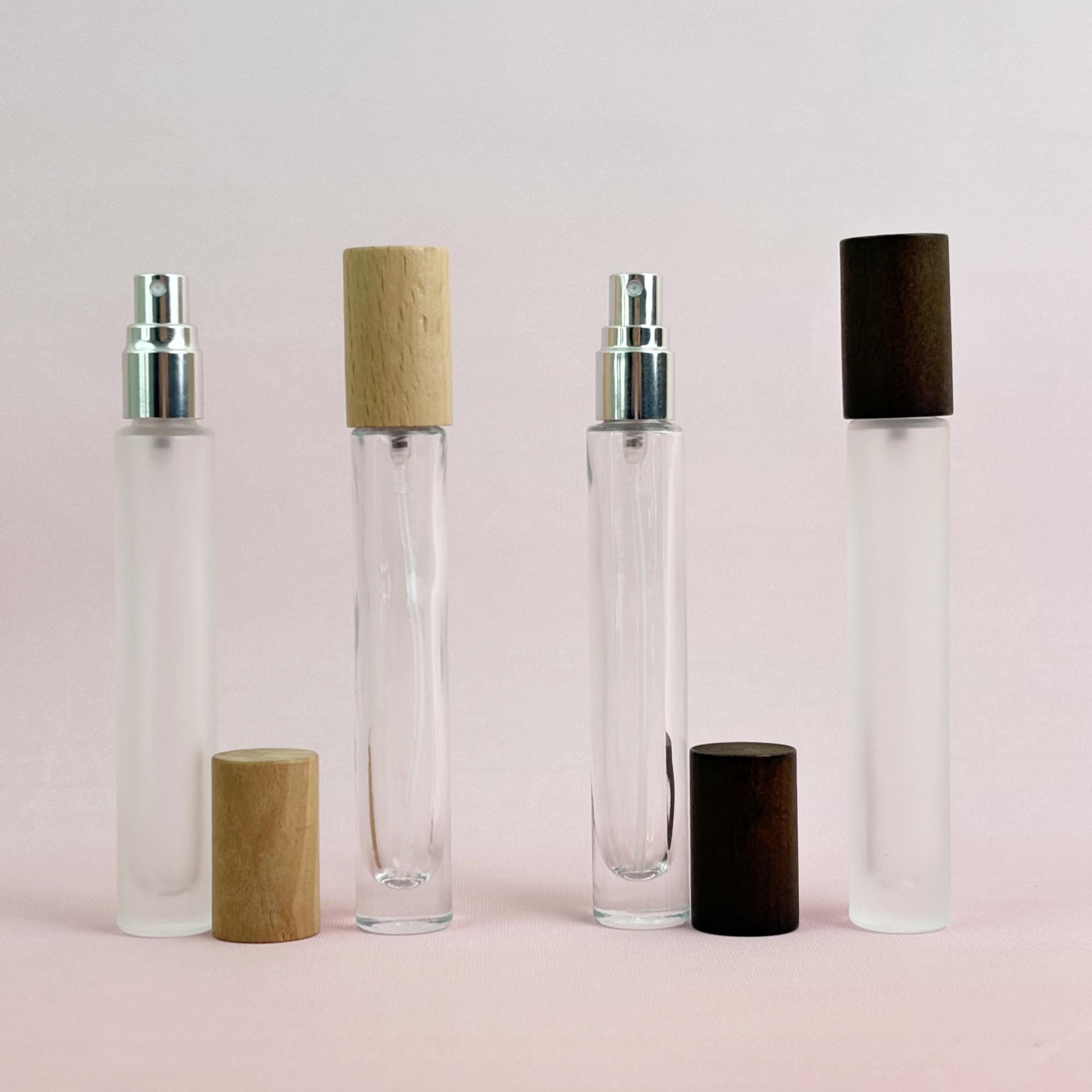 10ml Clear & Frosted Glass Spray Bottles