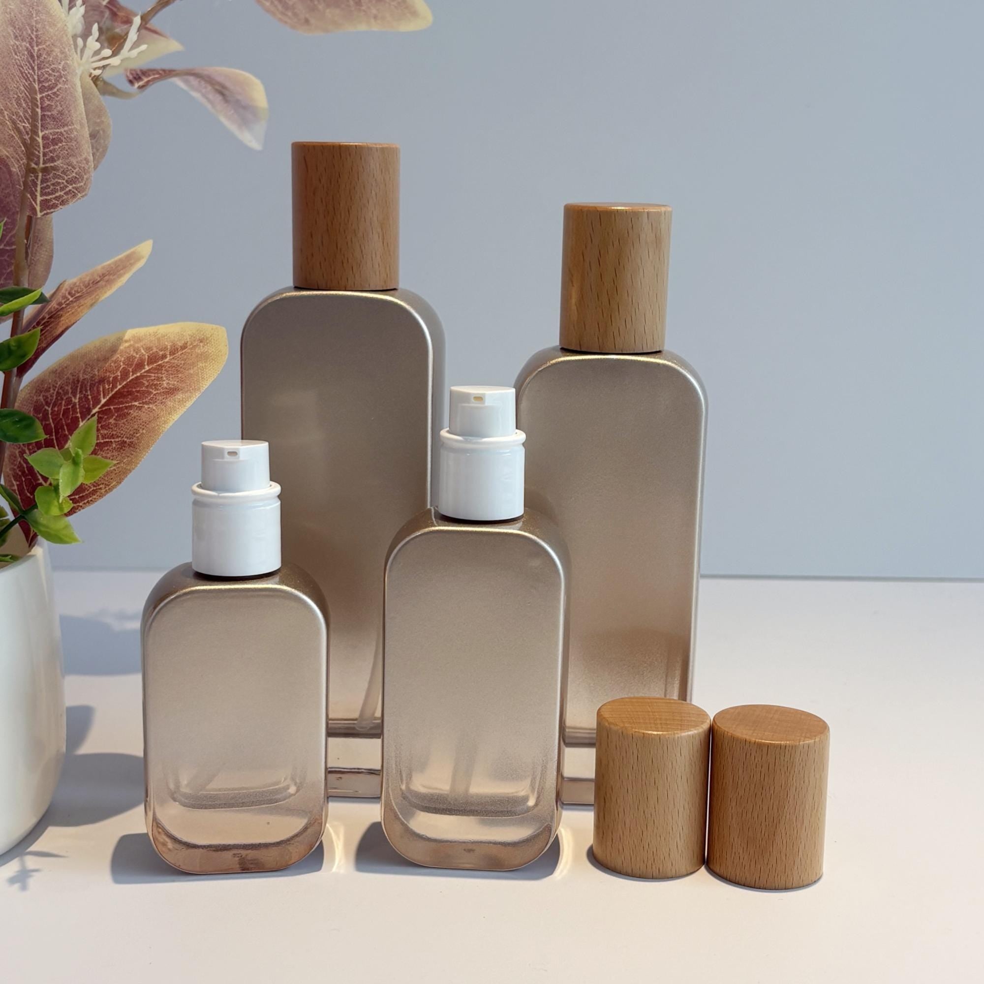 Luxury Glass Cosmetic Containers