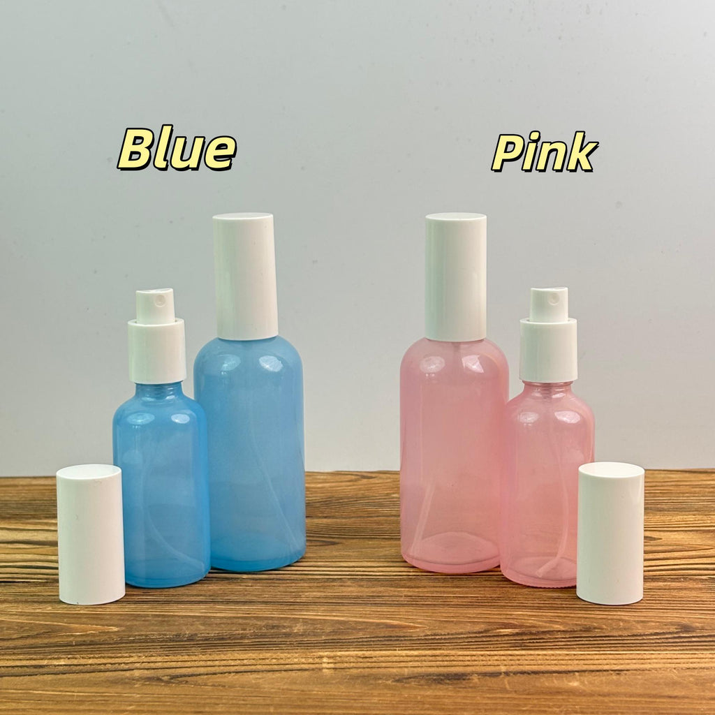 30ml 50ml 100ml Pink Blue Fine Mist Bottle