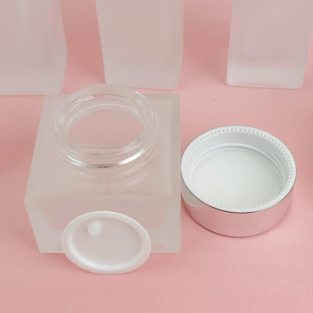 Wholesale Frosted Glass Cosmetic Container