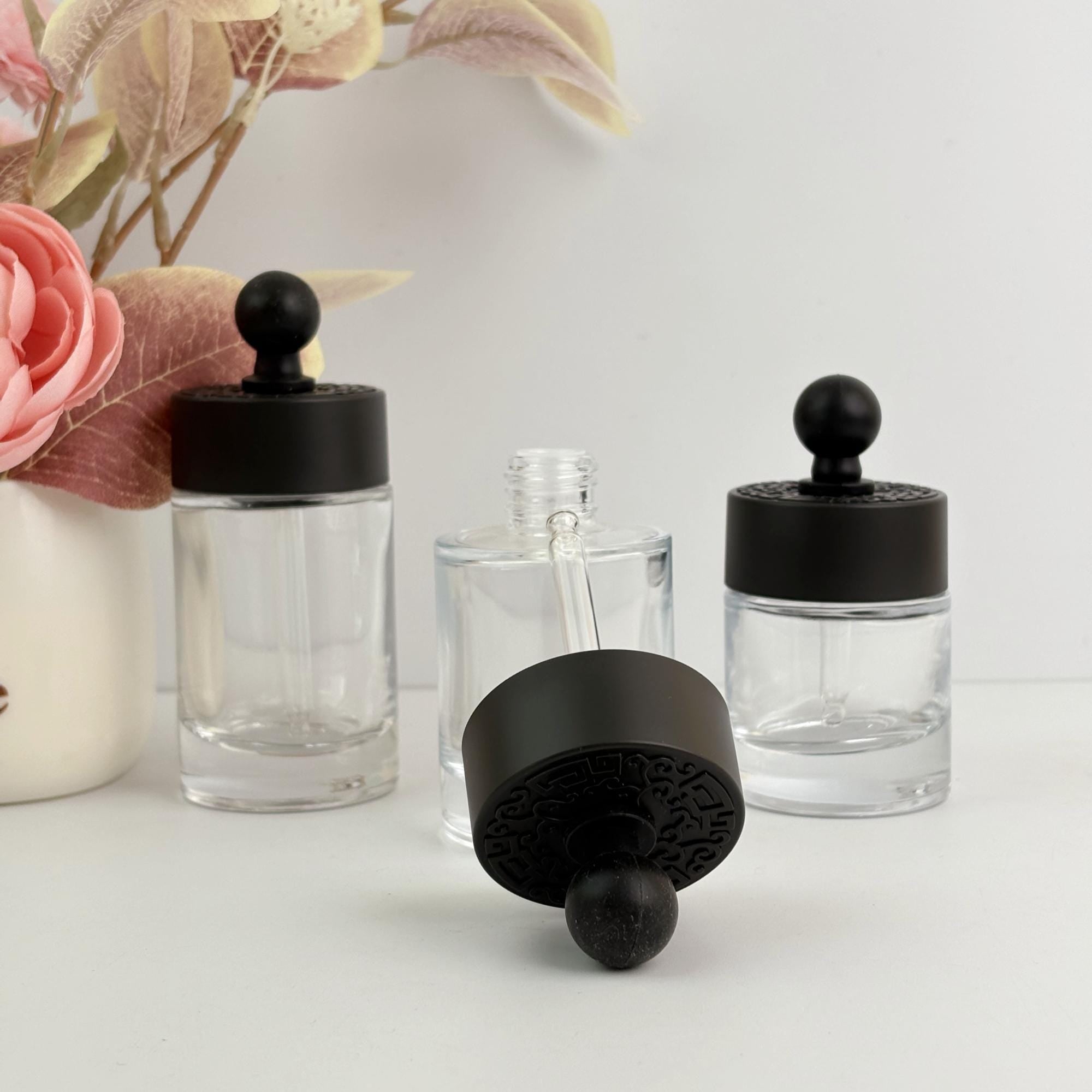 Clear Glass Dropper Bottle