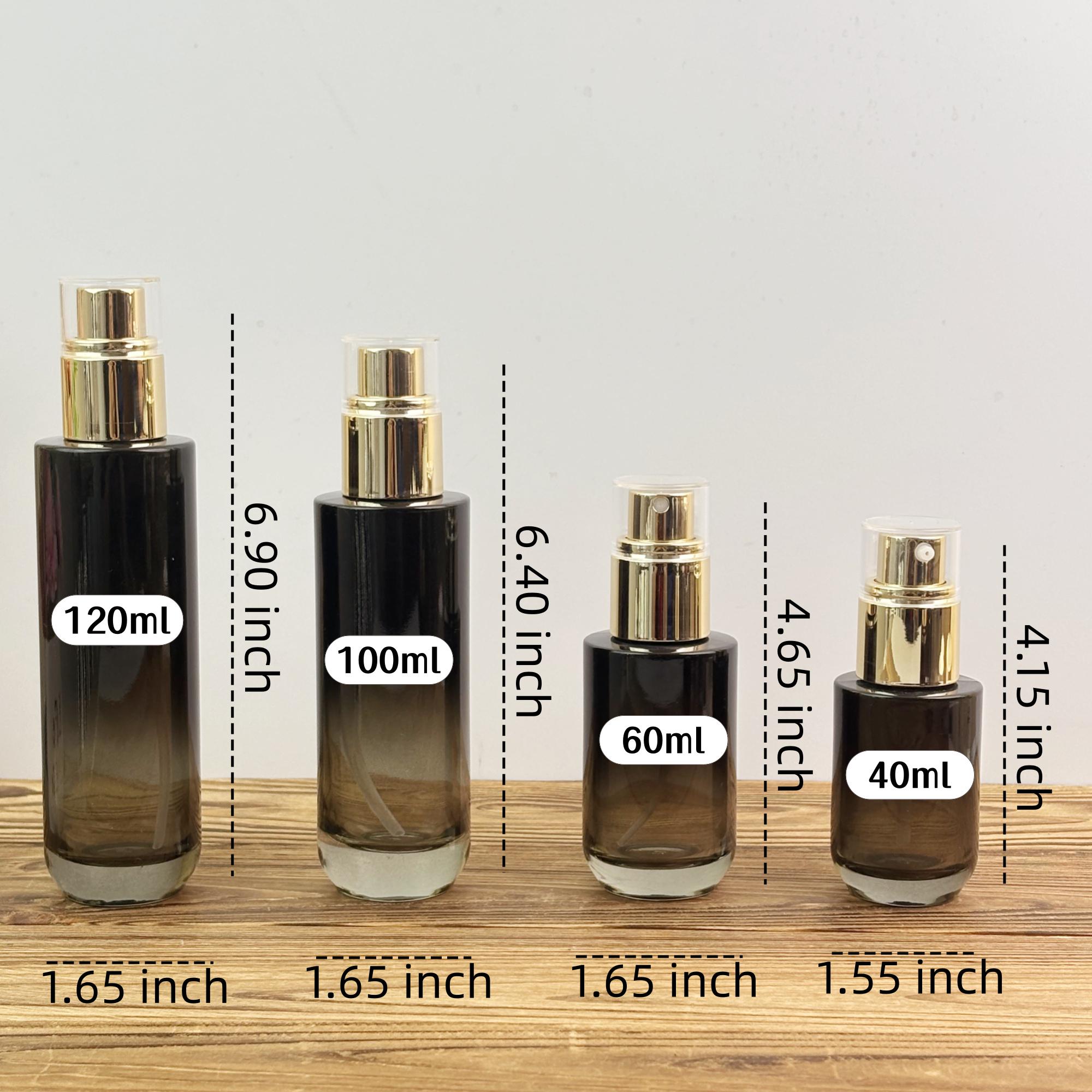Luxury Black Gradient Glass Spray Bottle