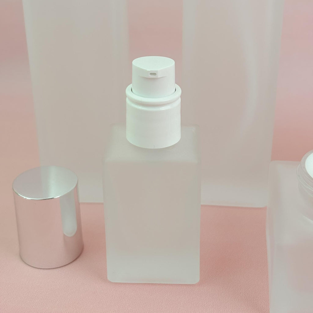 Wholesale Frosted Glass Cosmetic Container