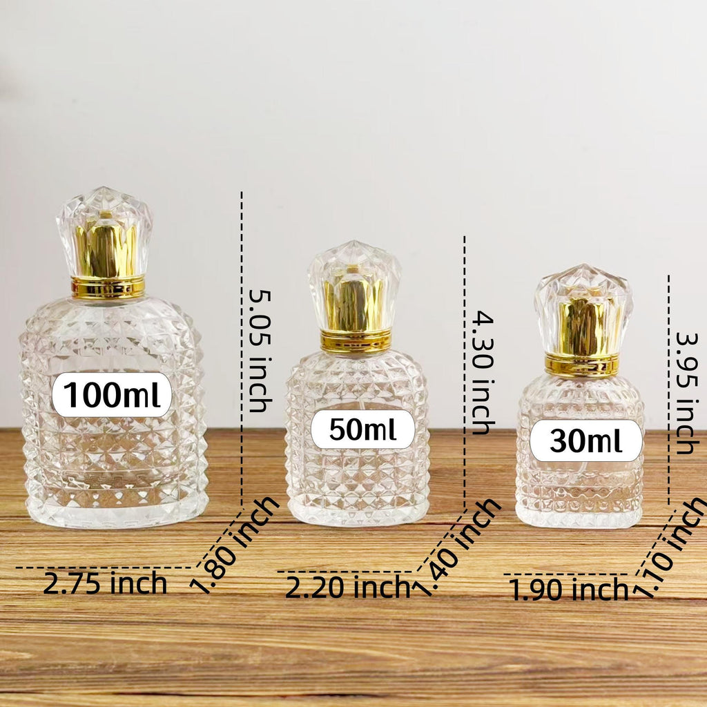 Vintage Glass Perfume Spray Bottle