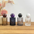 50ml Minimalist Glass Perfume Spray Bottle with Color Ball Cap