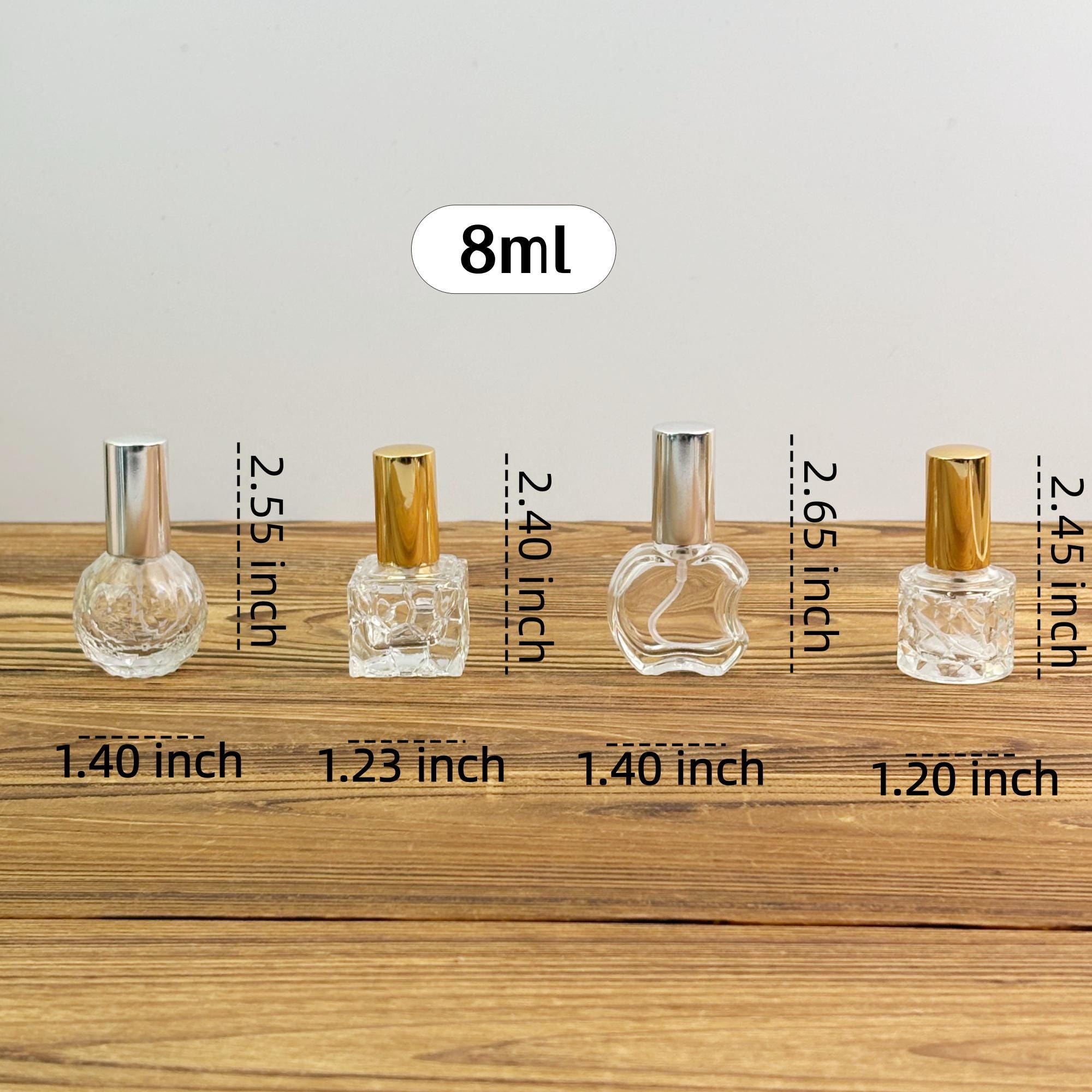 8ml Mini Glass Clear Spray Bottle
