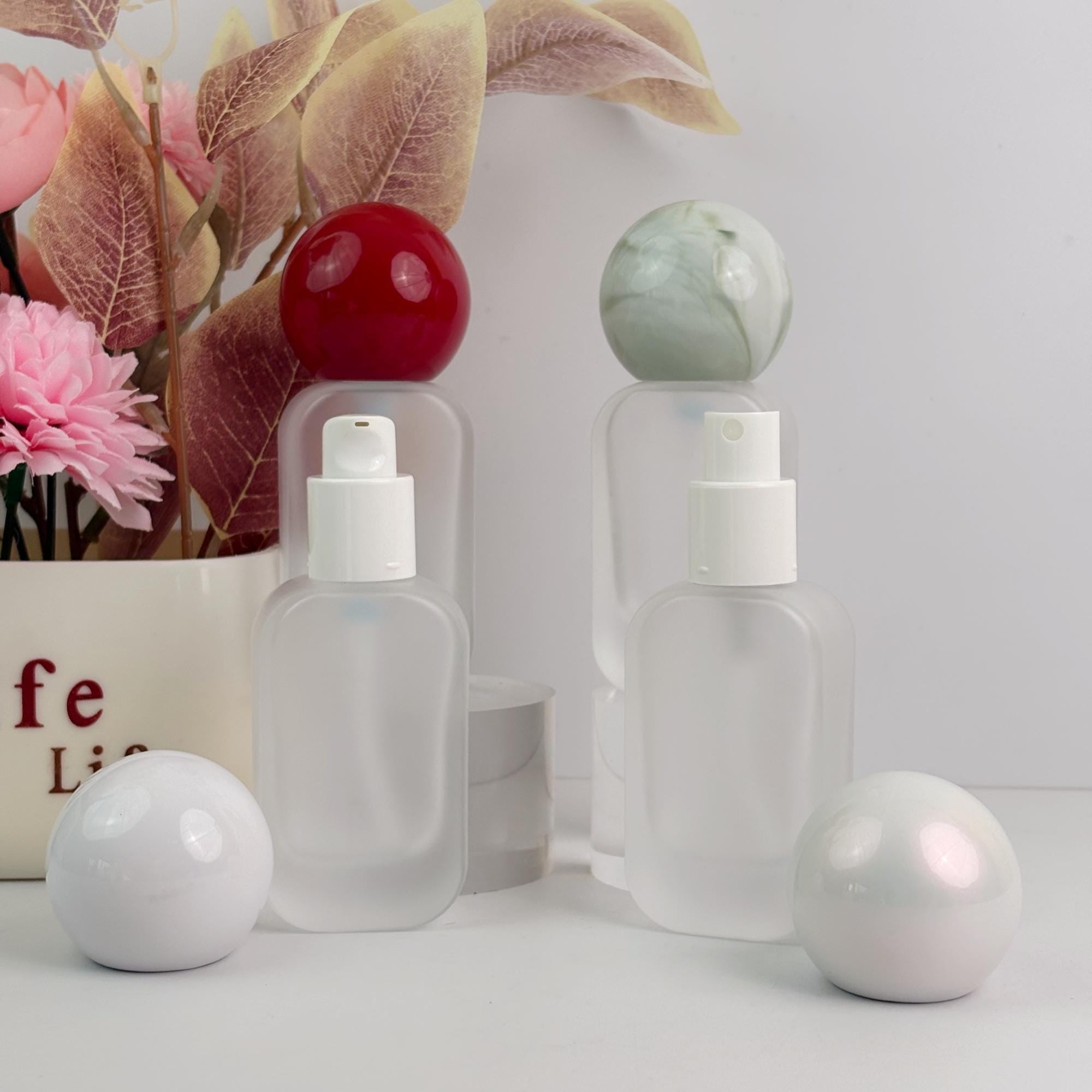30ml Frosted Glass Cosmetic Container