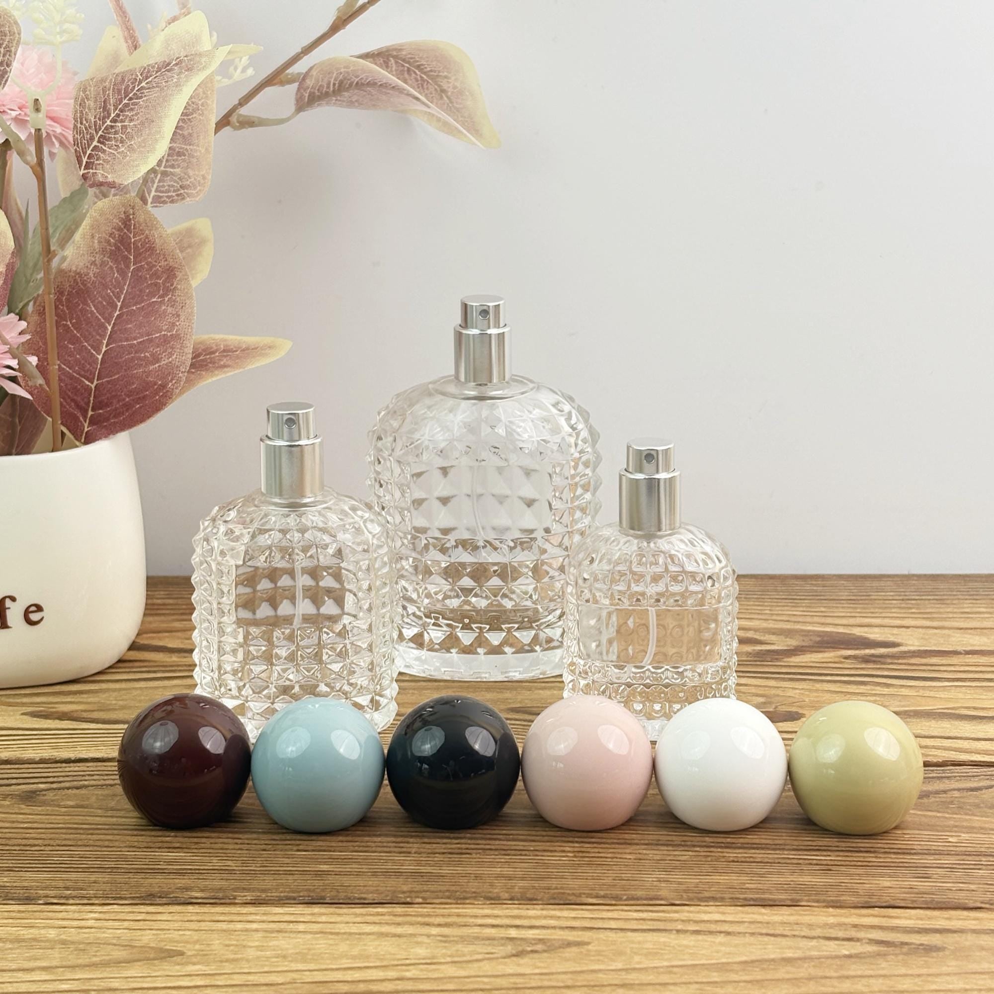 Refillable Crystal Perfume Atomizers - Portable Travel Fragrance