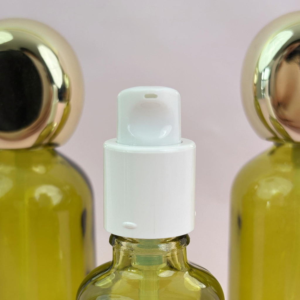 50ml / 100ml Luxury Glass Lotion Bottle and Spray Pump