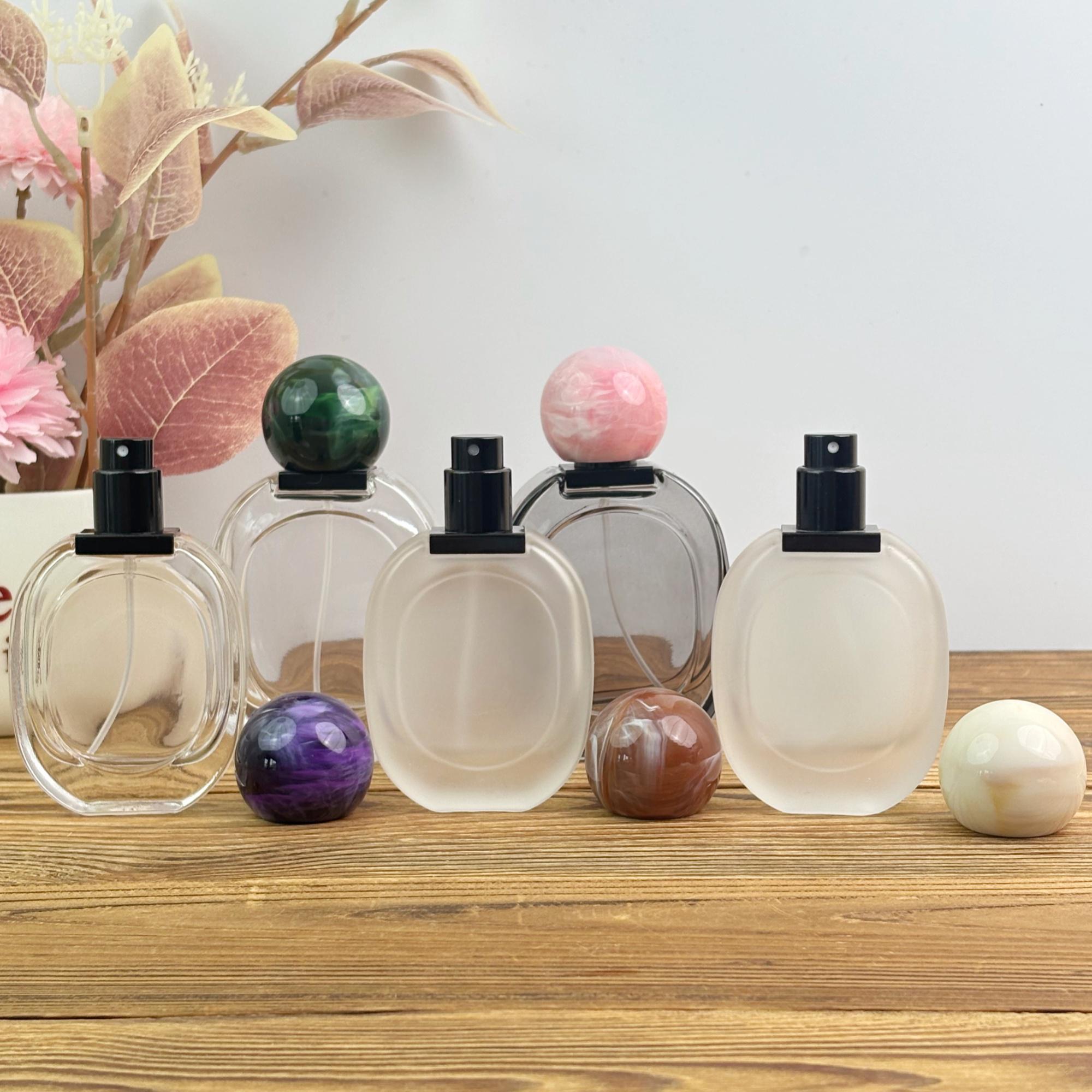 30ml 50ml Elegant Glass Spray Bottle with Ball Cap