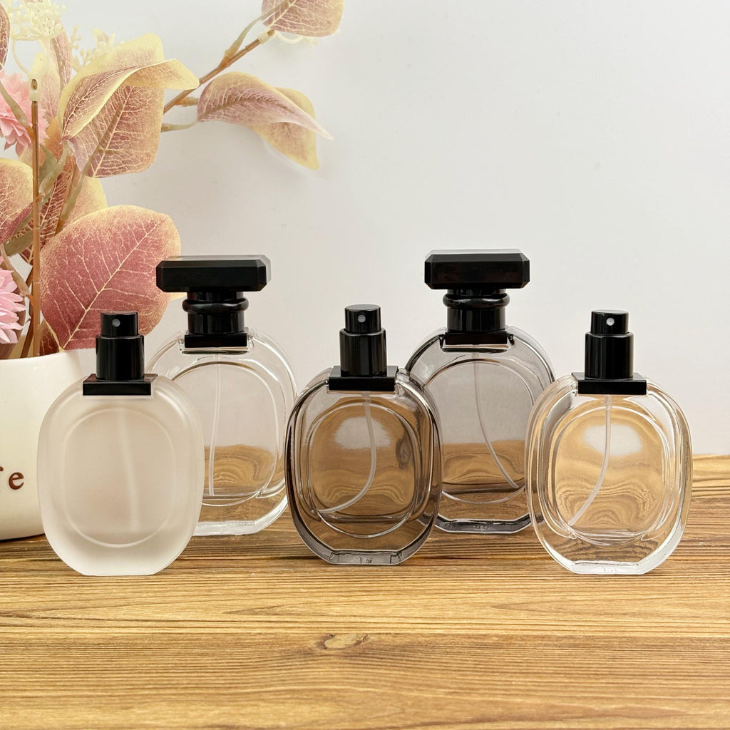 30ml 50ml Oval Glass Perfume Spray Bottle