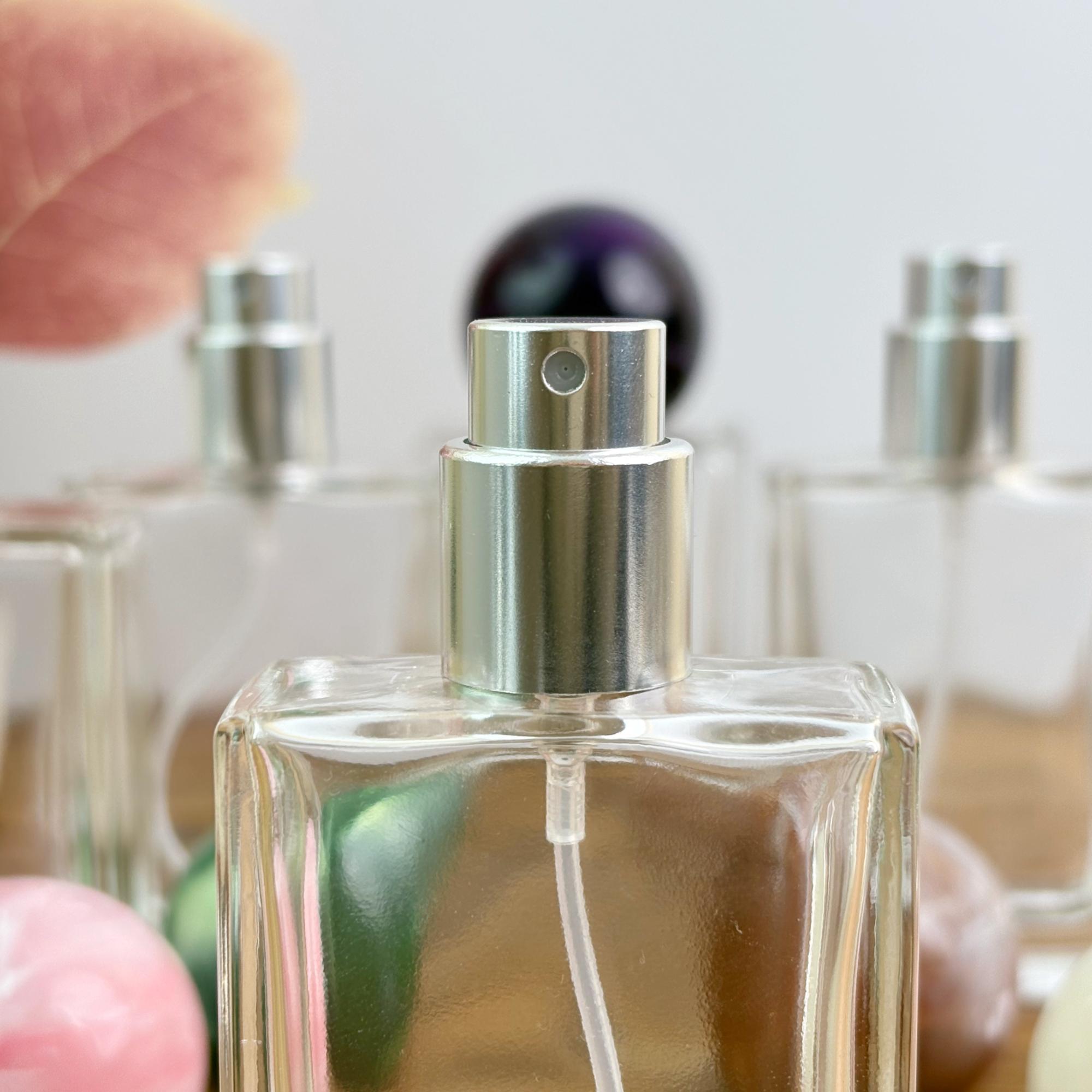 30ml Clear Square Glass Perfume Bottle
