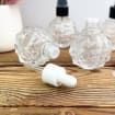 30ml Clear Faceted Glass Spray Bottle