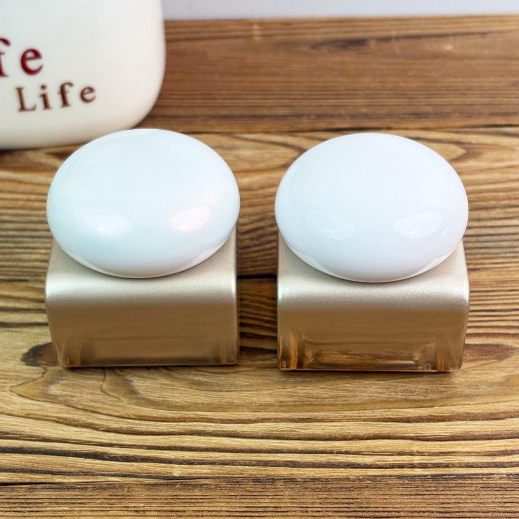 Champagne Square Glass Cream Jar 30g 50g