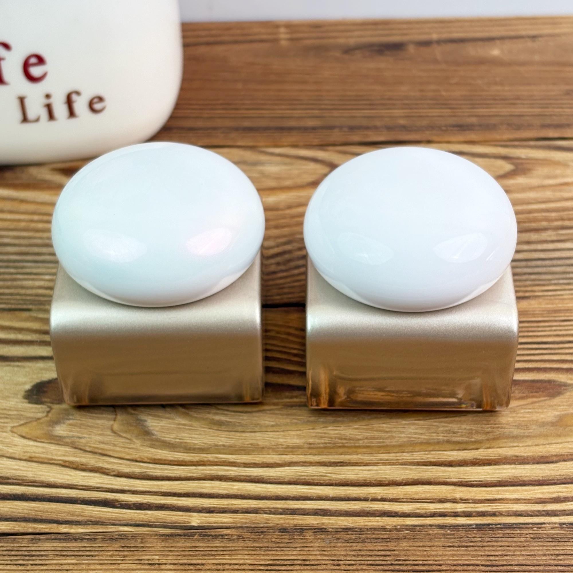 Champagne Square Glass Cream Jar 30g 50g