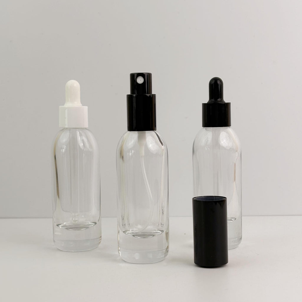 Clear Glass Spray Bottle