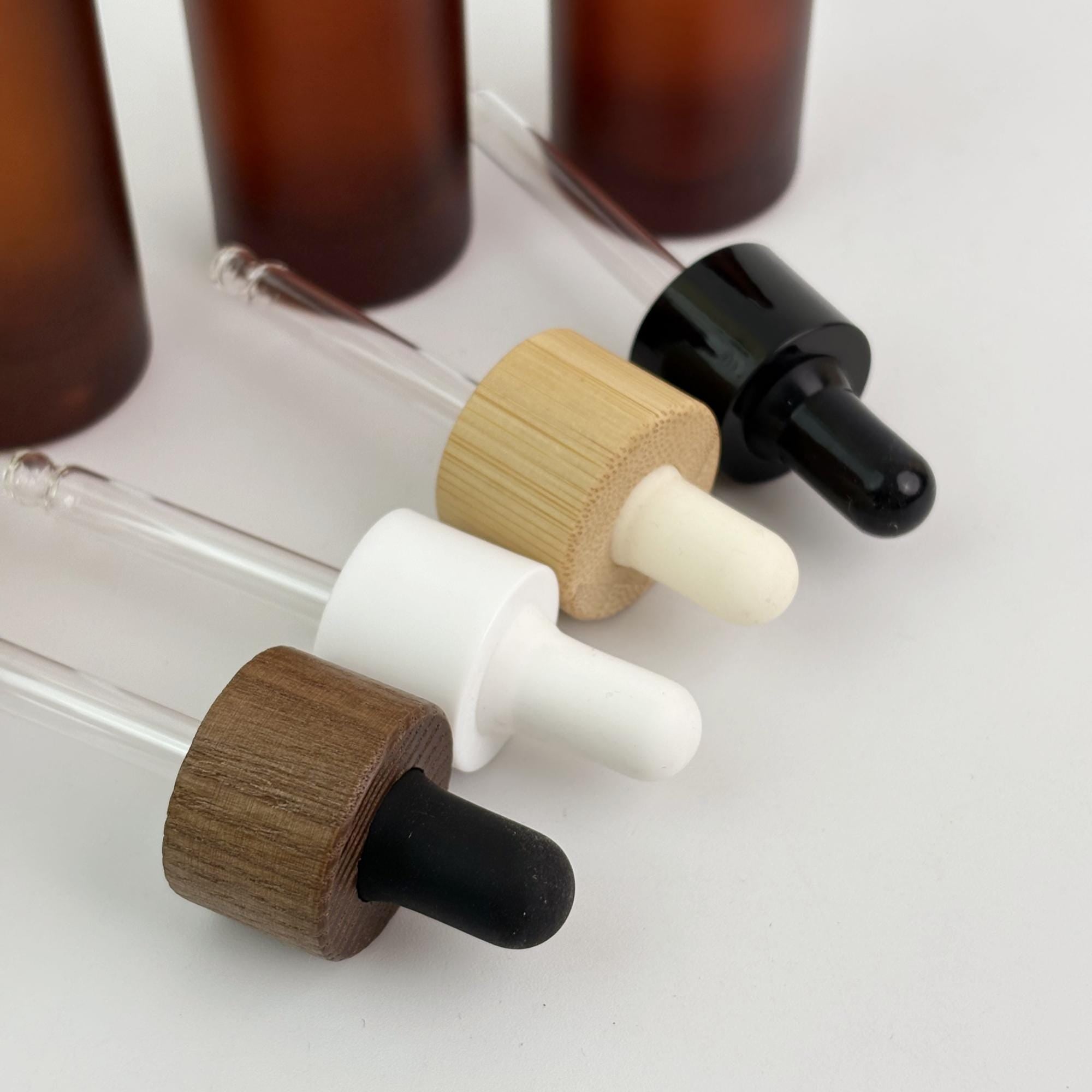 30ml Amber Glass Dropper Bottle with Pipette