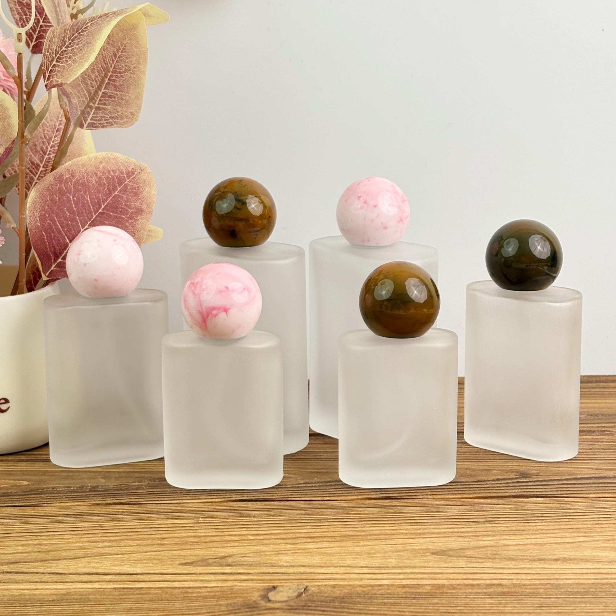 High-end Frosted Square Glass Spray Bottle