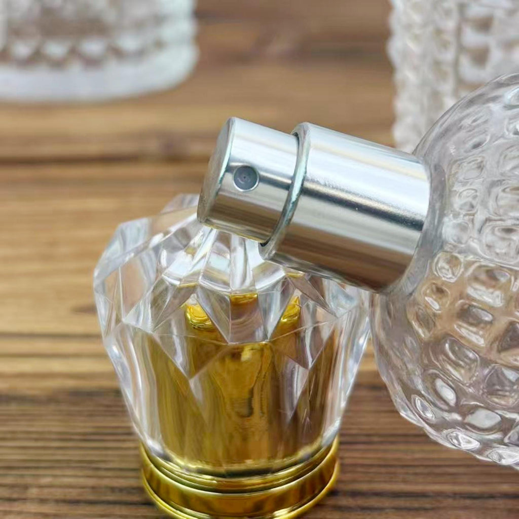 Vintage Glass Perfume Spray Bottle
