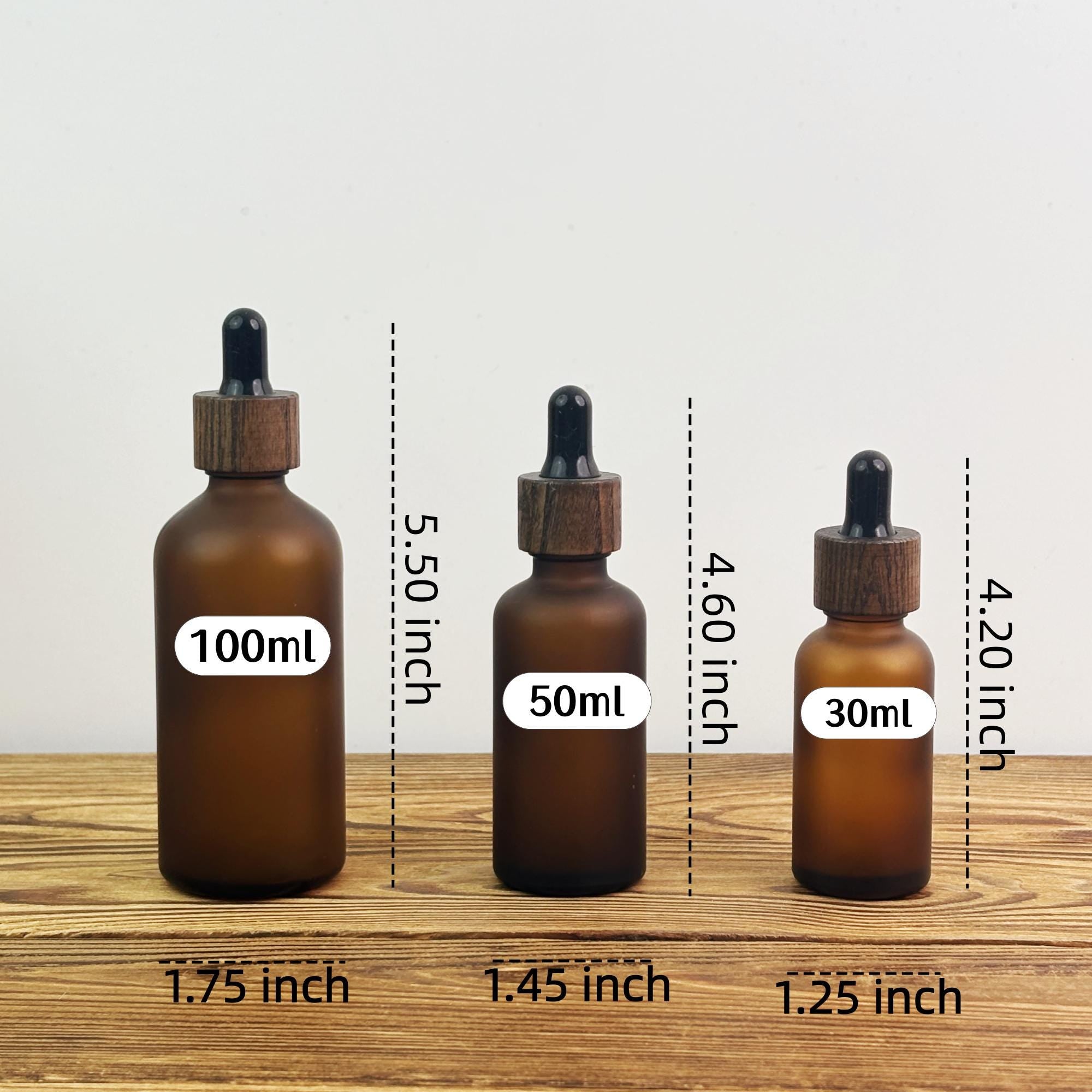 Amber Glass Dropper Bottle & Cream Jar