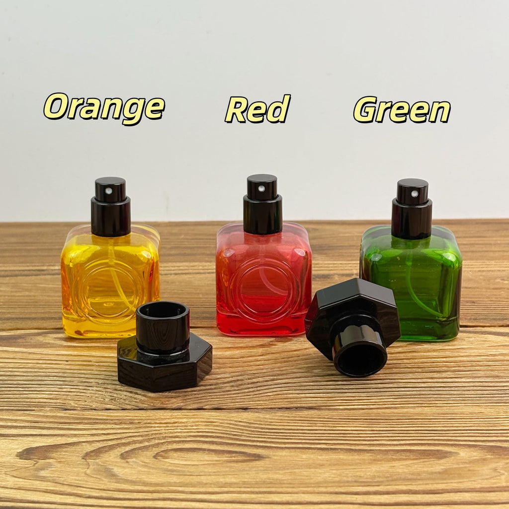 30ml Colorful Glass Perfume Spray Bottle