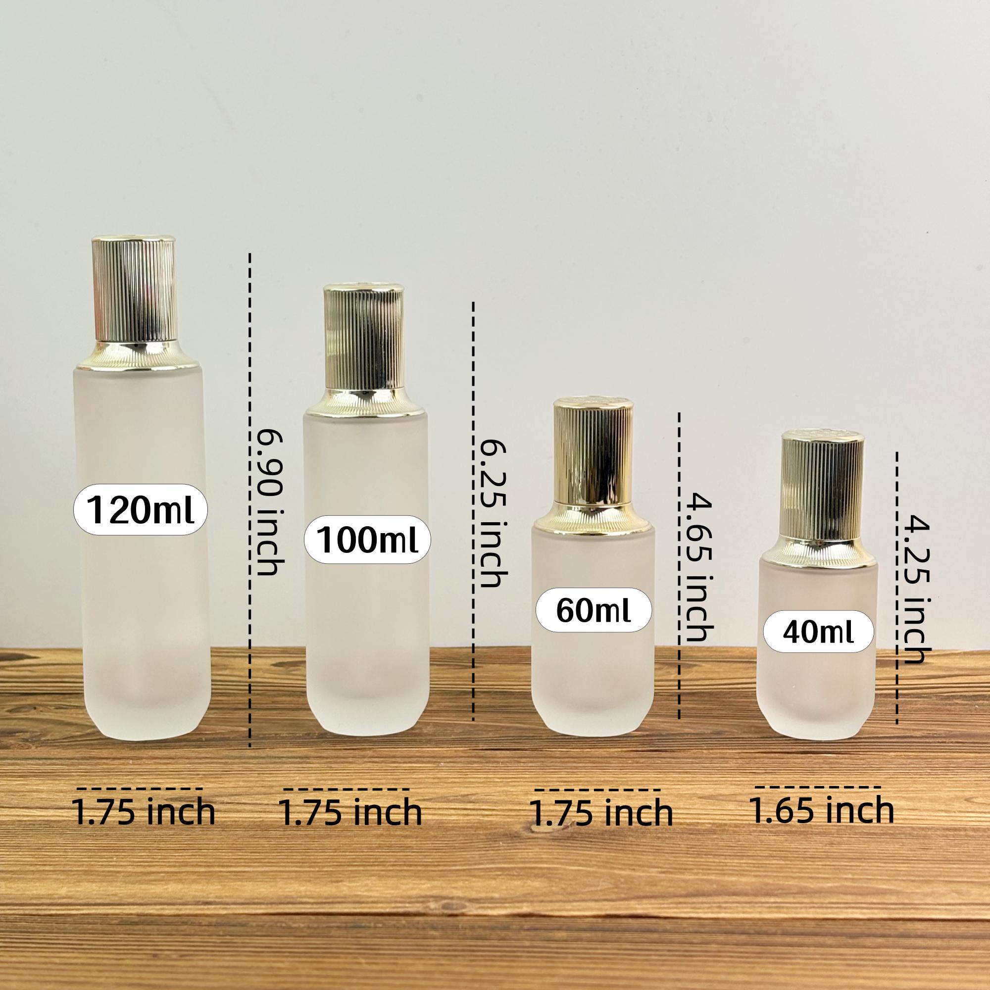 Minimalist Frosted Glass Lotion Pump Bottles