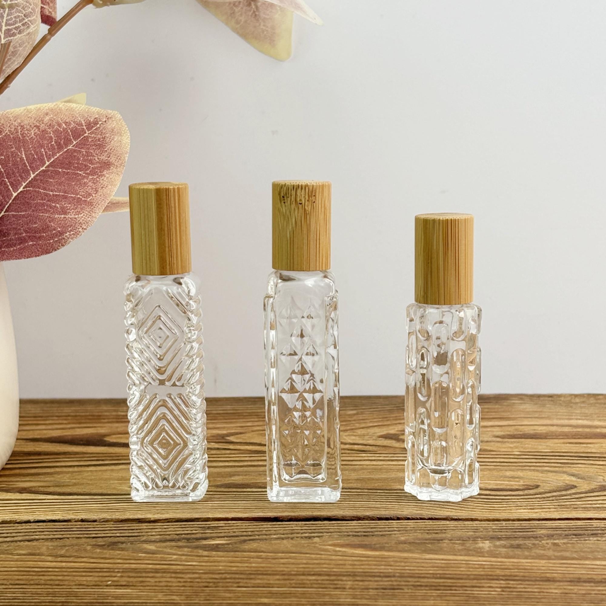 Vintage-Style Glass Roll-On Bottle