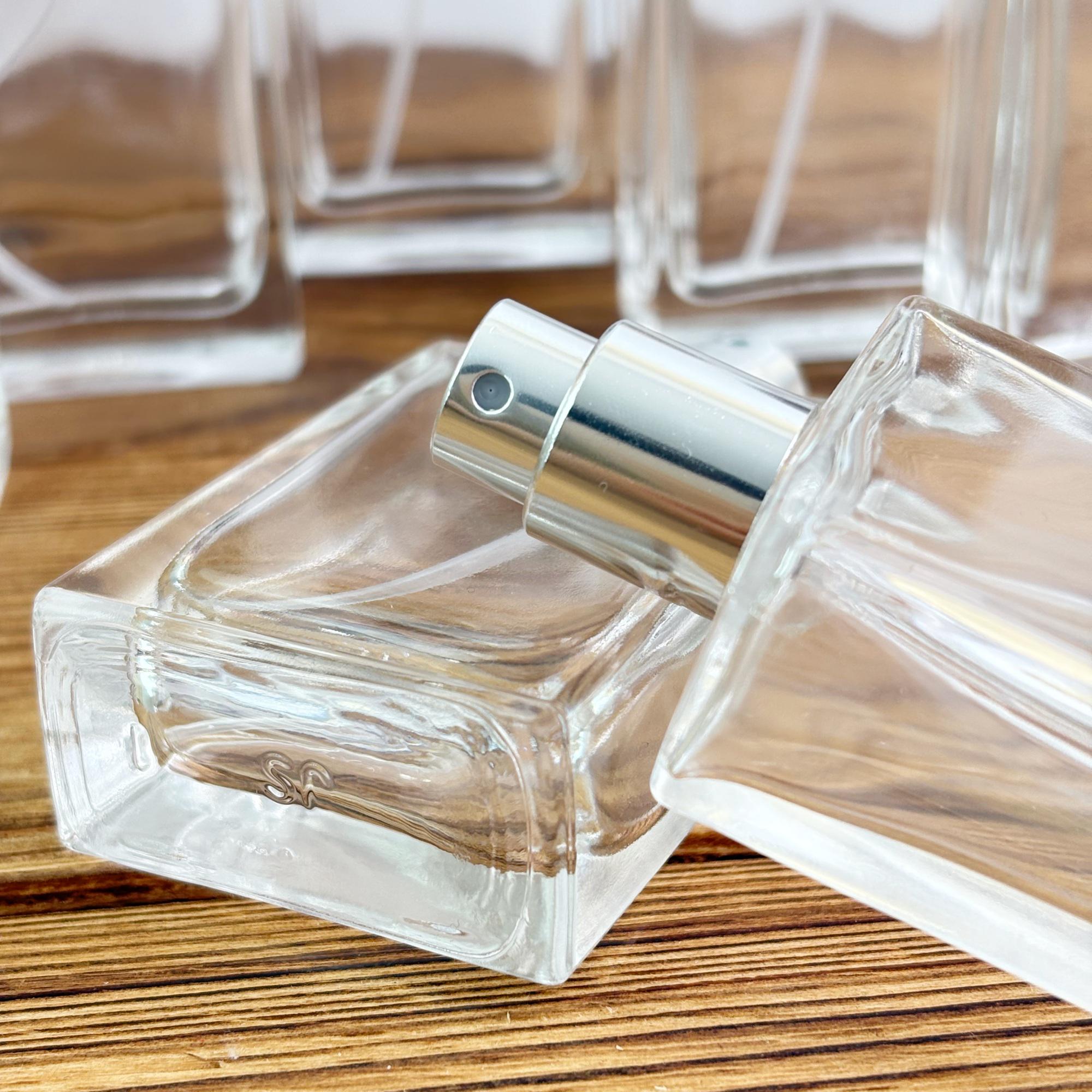 30ml Clear Square Glass Perfume Bottle