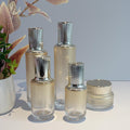 Luxury Gold Gradient Glass Skincare Packaging