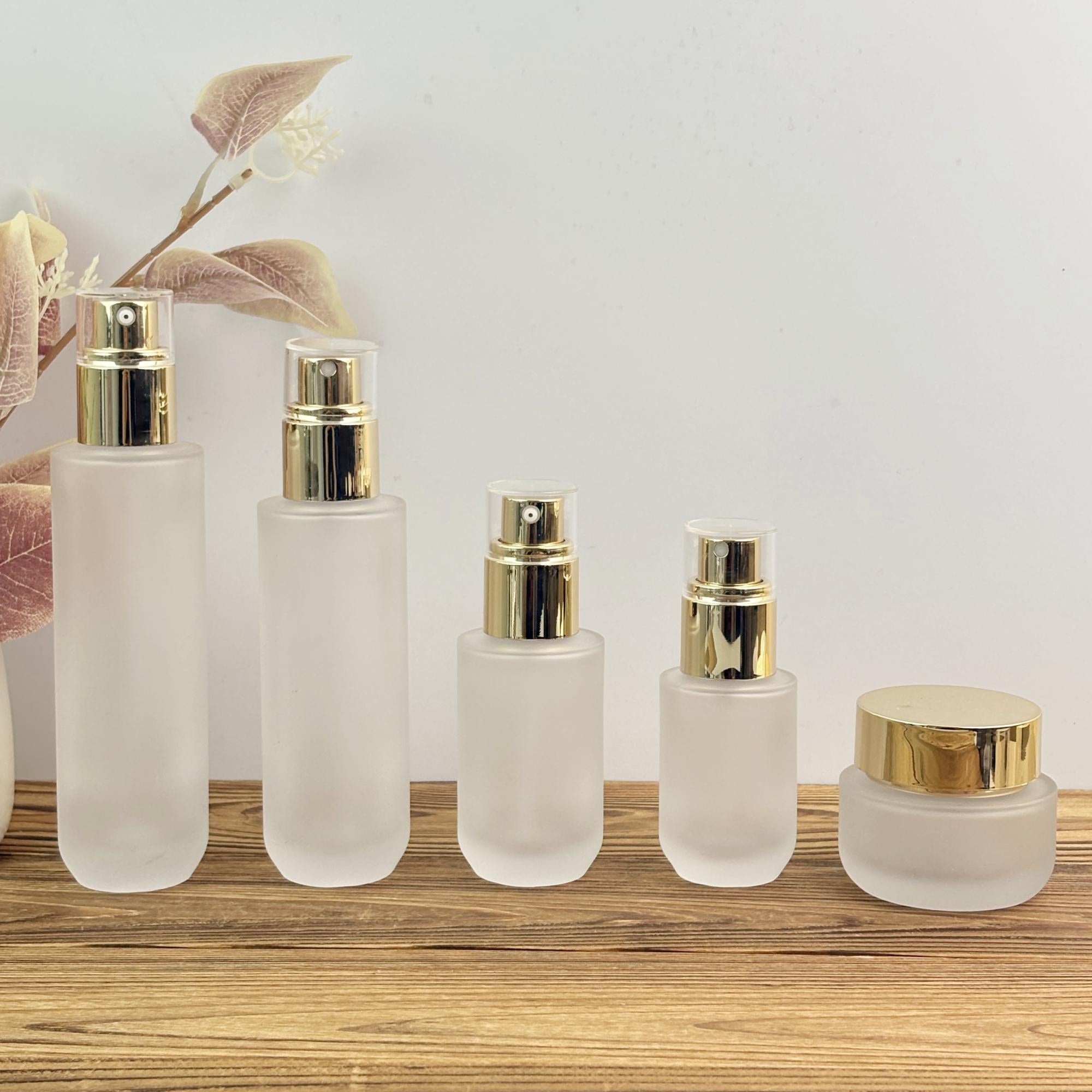 Minimalist Frosted Glass Spray Bottle