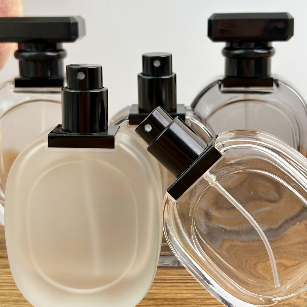 30ml 50ml Oval Glass Perfume Spray Bottle