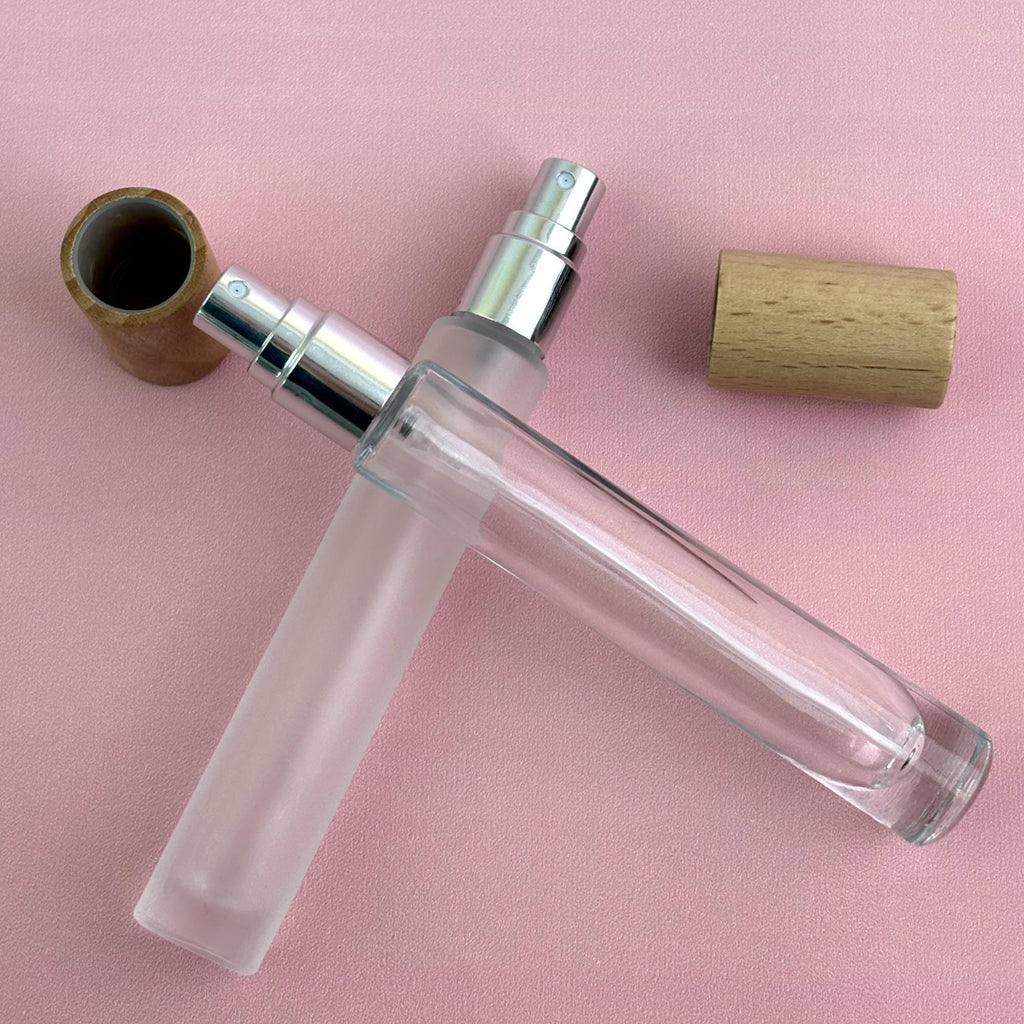 10ml Clear & Frosted Glass Spray Bottles