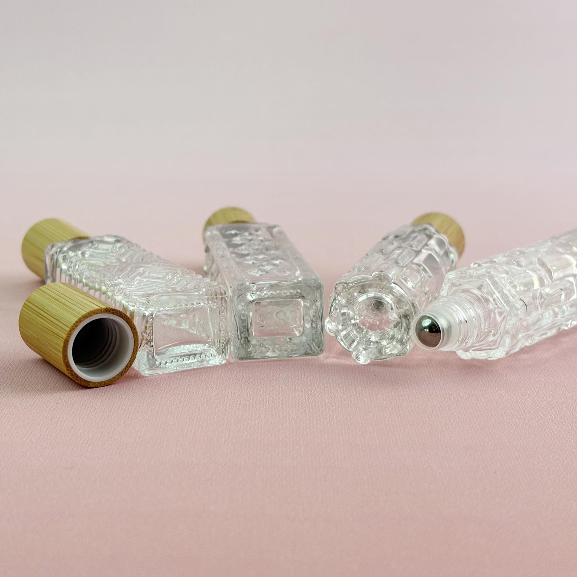 Vintage-Style Glass Roll-On Bottle
