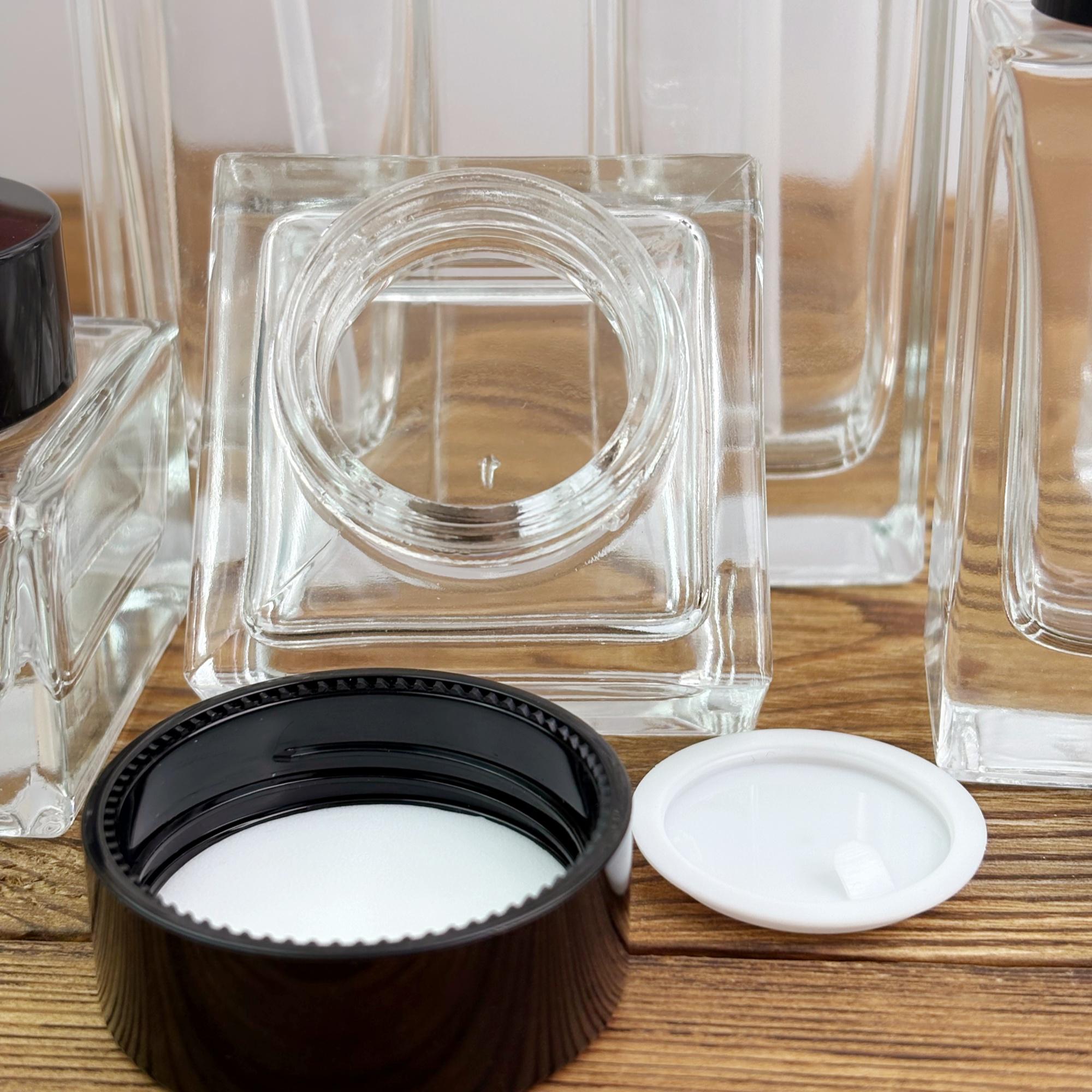 Minimalist Cosmetic Container with Black Pump Cap