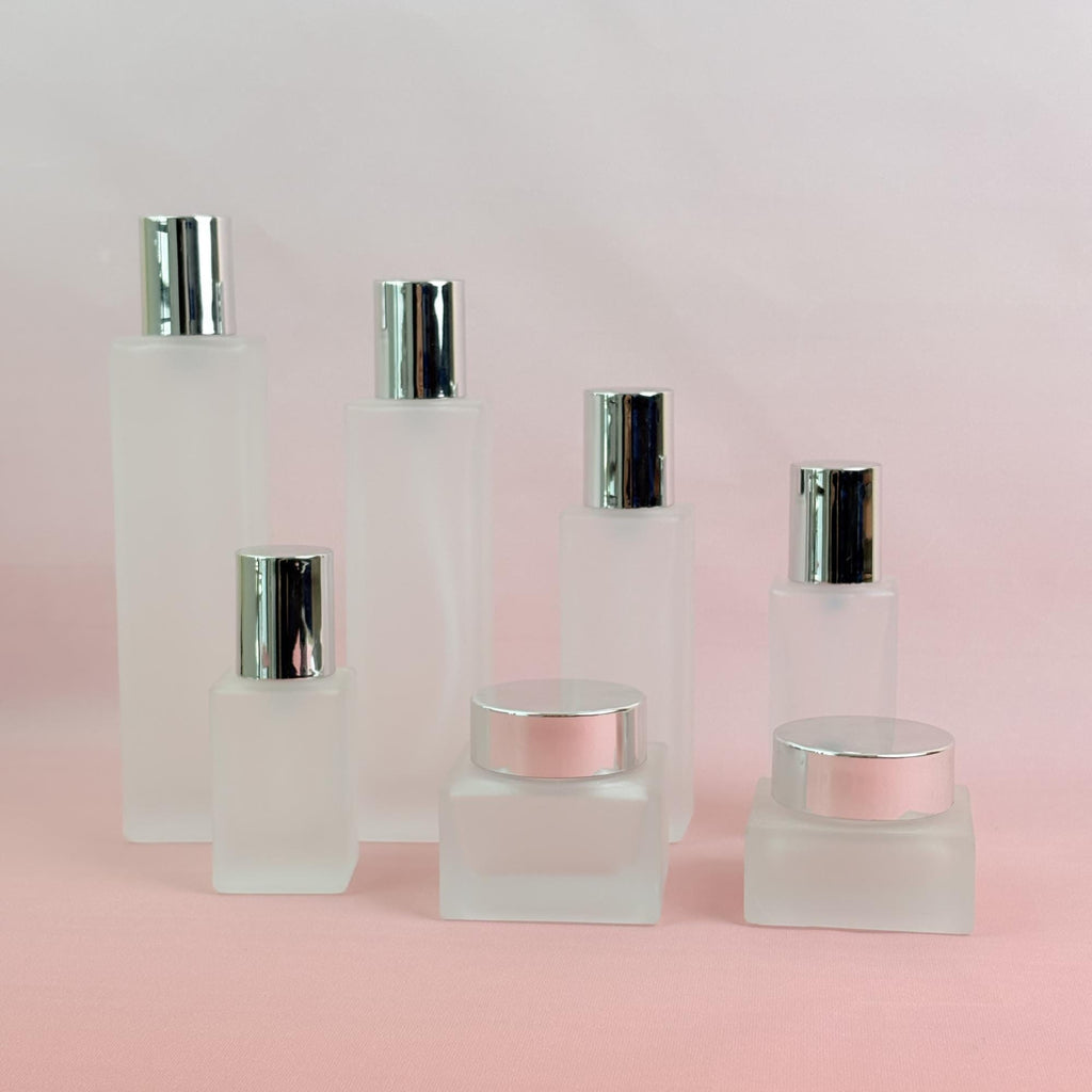 Wholesale Frosted Glass Cosmetic Container
