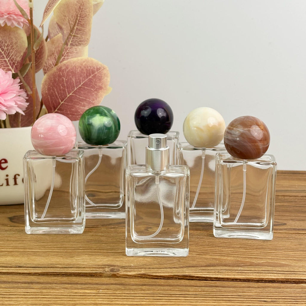 30ml Clear Square Glass Perfume Bottle