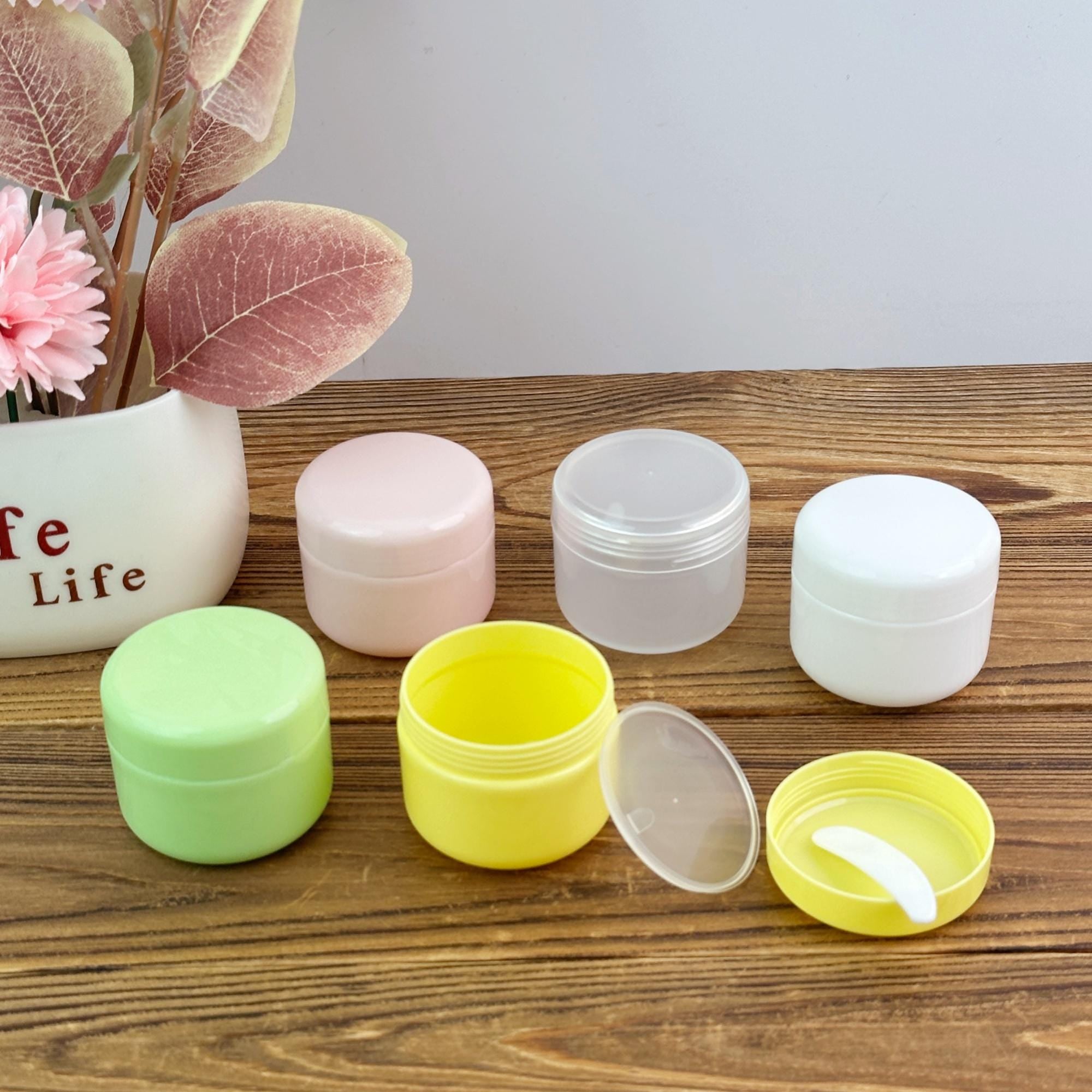 20g 50g Plastic Cream Jar with Inner Lid