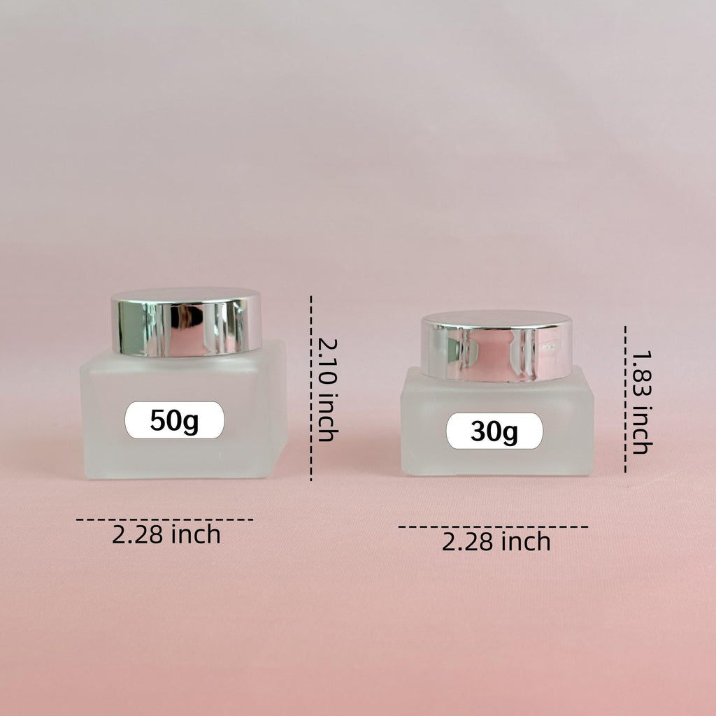 Wholesale Frosted Glass Cosmetic Container