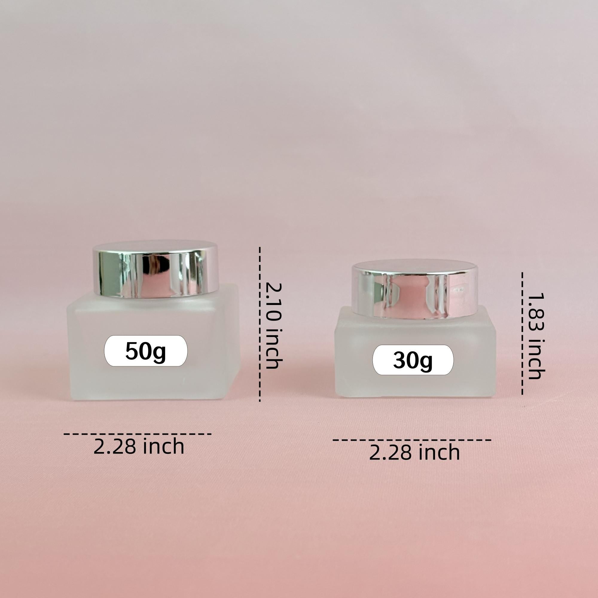 Wholesale Frosted Glass Cosmetic Container